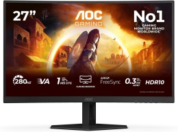 AOC C27G4ZXE 27 monitor gamingowy FHD, 280 Hz Fast VA, 1 ms GtG, HDR10, FreeSync Premium, czarny
