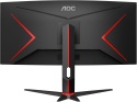 AOC Gaming CU34G2XPD monitor gamingowy, 34", UW-QHD, USB, 180 Hz, panel Fast VA, 1ms GtG, HDR400, FreeSync Premium 3440 x 1440