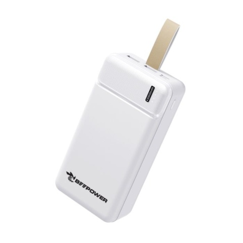 BeePower Power Bank - BP-30 30000mAh 2.1A 2 x USB biały
