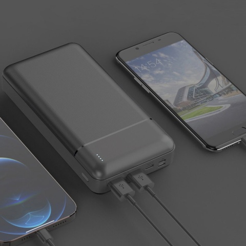 BeePower Power Bank - BP-30 30000mAh 2.1A 2 x USB czarny