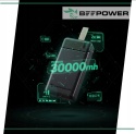 BeePower Power Bank - BP-30 30000mAh 2.1A 2 x USB czarny