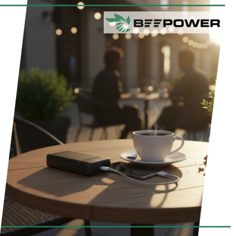 BeePower Power Bank - BP-30 30000mAh 2.1A 2 x USB czarny