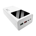 BeePower Power Bank - BP-30PD 30000mAh 22.5W PD USB-C + 2 x USB3.0 biały