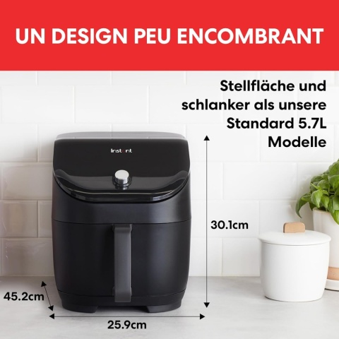 Instant Pot Frytkownica Air Frayer 6Qt Vortex Slim Blk EU
