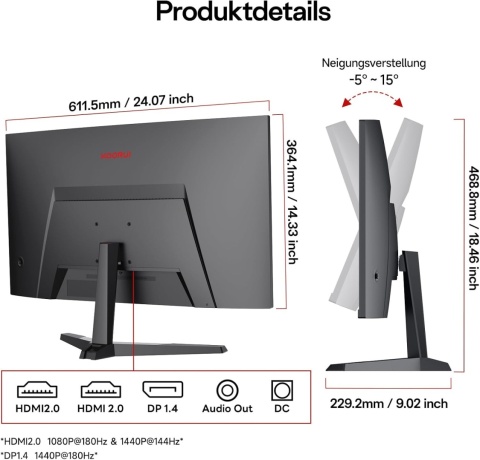 Monitor KOORUI 27E6QCA