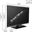 Telewizor LED Toshiba 32LV3E63DA 32" Full HD czarny
