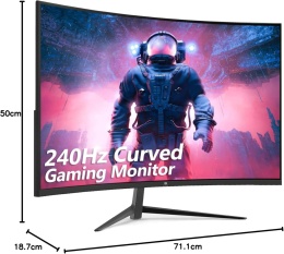 Z-Edge UG32P 32-calowy zakrzywiony monitor do gier 240 Hz 1 ms FHD VA FreeSync