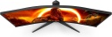 AOC Gaming CU34G2XPD monitor gamingowy, 34", UW-QHD, USB, 180 Hz, panel Fast VA, 1ms GtG, HDR400, FreeSync Premium 3440 x 1440